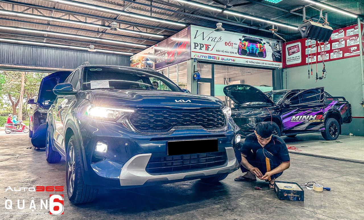 Kia Sonet nâng cấp Bi gầm Titan 301